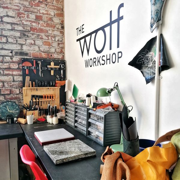 The leathercraft workbench for courses