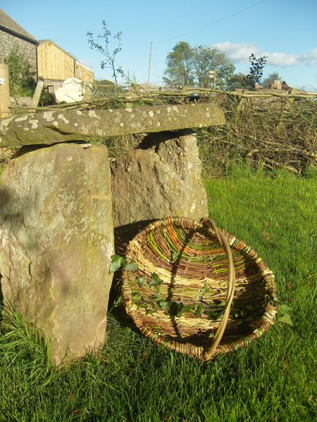 Willow and hedgerow frame basket at Humble by Nature last year