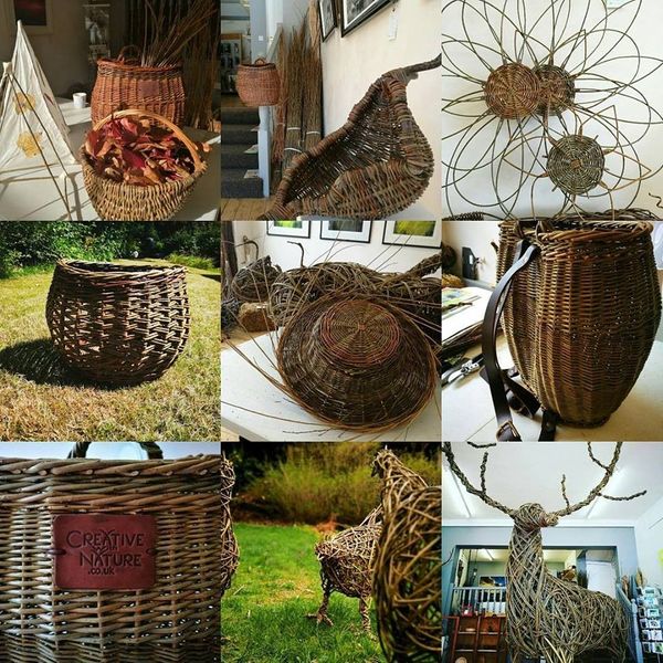 selection of Creative with Nature willow creations