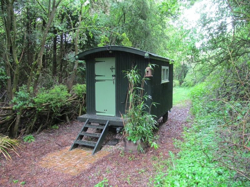 A shepherd hut in a secluded spot
