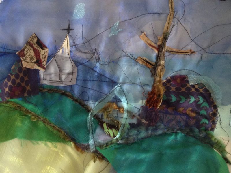 Village Scene- continuing...Made in Dorset.