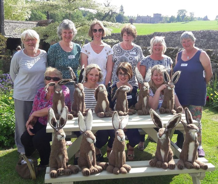 Needle Felt a Hare Quirky Workshop at Greystoke with Annis McGowan