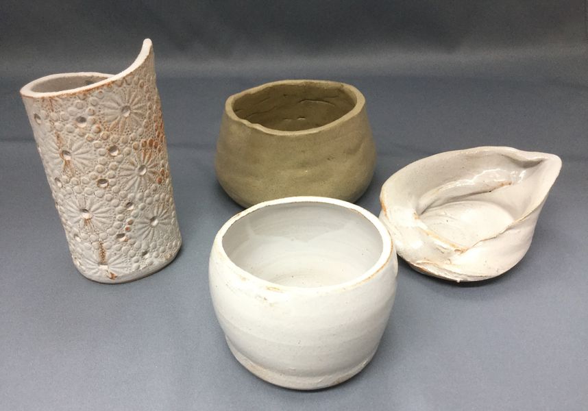 Pottery made in Introduction Class