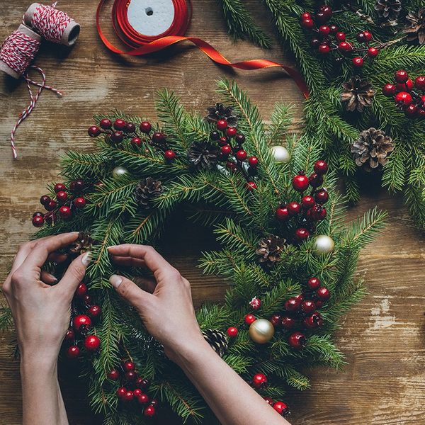 Christmas Wreath Making in Brighton