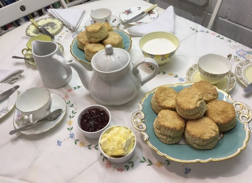 Tregarth Studio Cornish cream tea!