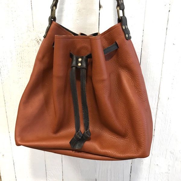 Anne's draw string bucket bag