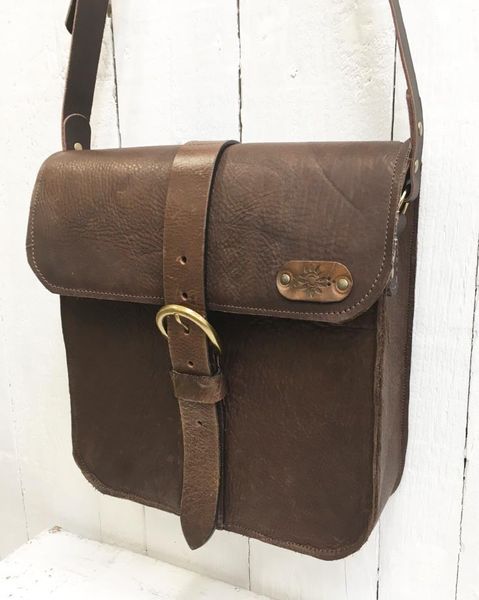 Brown messenger bag