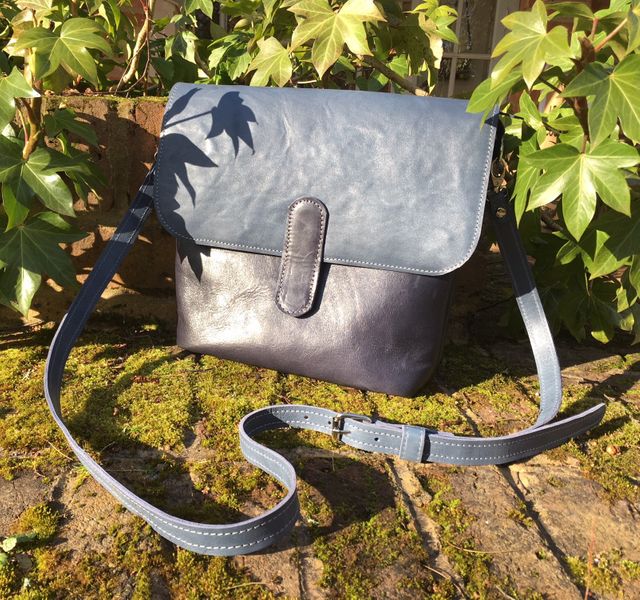 Two tone cross body bag