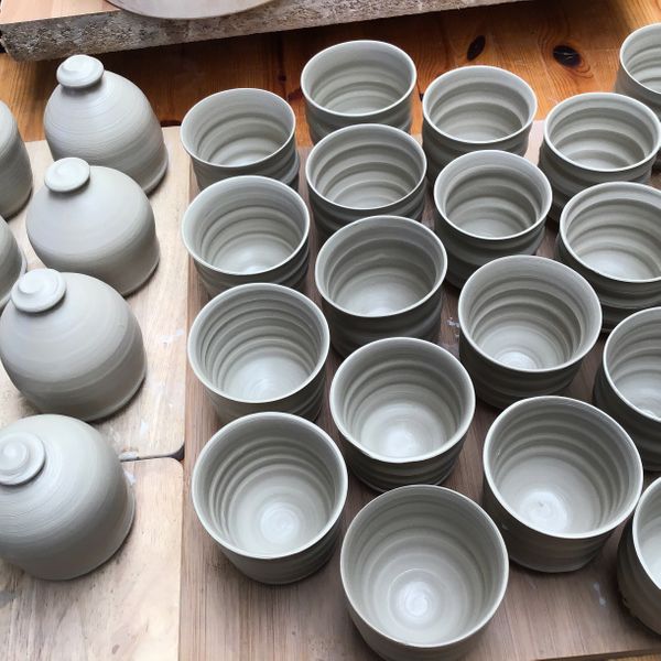 An hours throwing by the potter