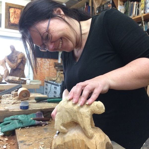 Animal Magic.Sculptural woodcarving & eccentric whittling Course in Sheffield.Jason Turpin-Thomson.