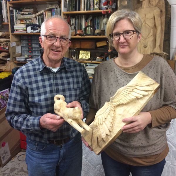 Father and Daughter Woodcarving Course with Jason Turpin-Thomson.
