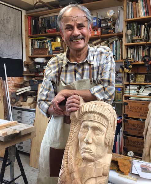 Advanced Head Study with several sessions of individually tailored woodcarving Course with Jason.
