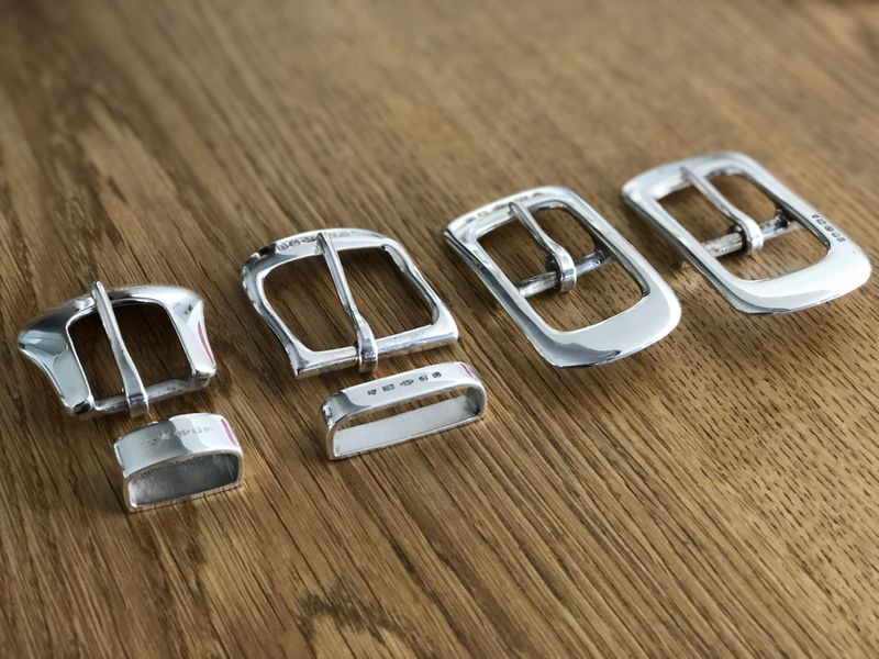 Solid silver handmade buckles