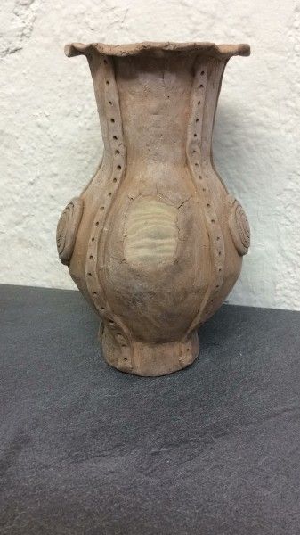Student Vase made with Local Thurstaston Clay