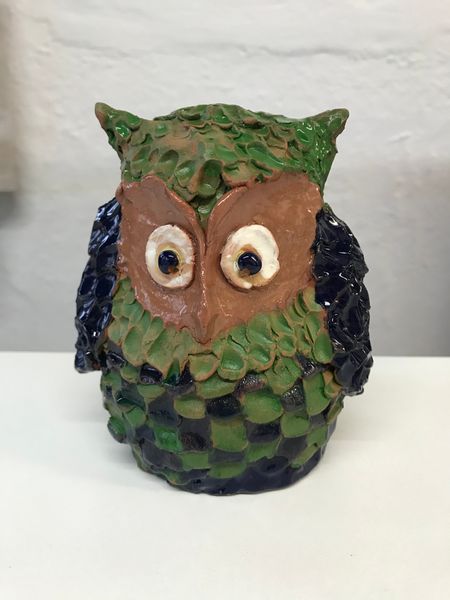Owl coil pot