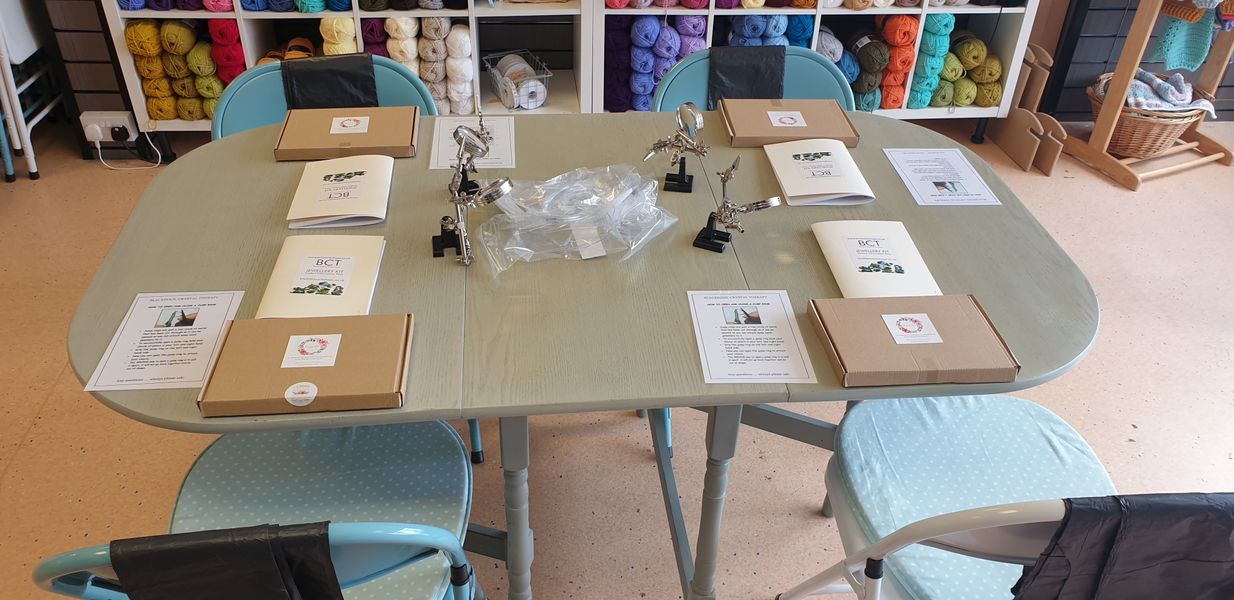 ♥ Room all set up for previous BCT Jewellery Workshop ♥ Your Workshop will be on separate tables ♥ Screened ♥