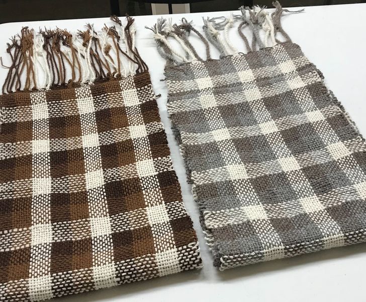 Beginners completed scarves