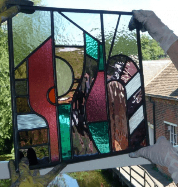 Stained glass: painting with light at Flatford Mill