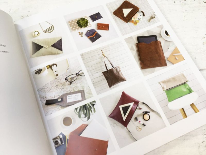 Sew Luxe Leather Book project thumbnails