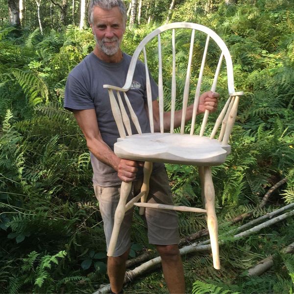 Windsor chair making at Greenwood Days