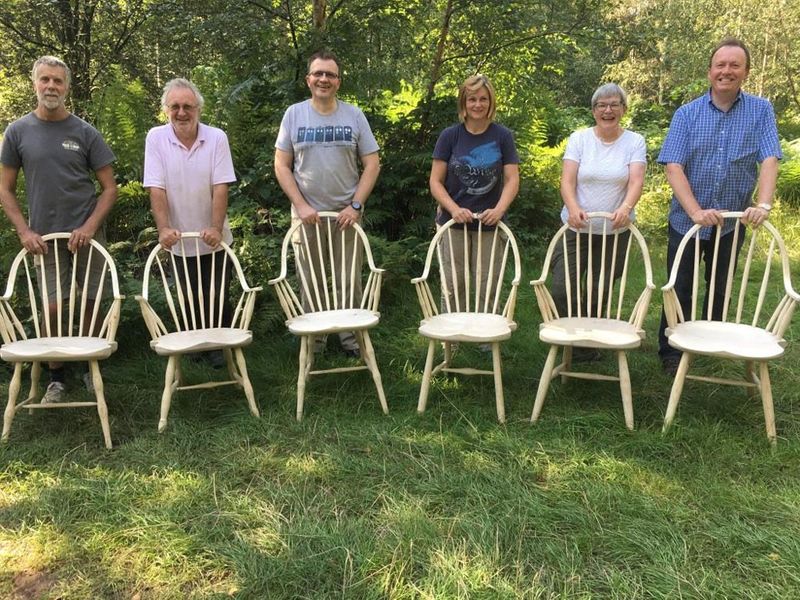 Windsor chair making at Greenwood Days