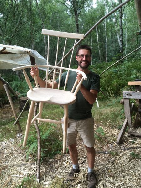 Windsor chair making at Greenwood Days