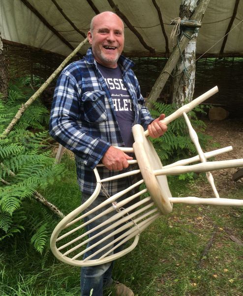 Windsor chair making at Greenwood Days