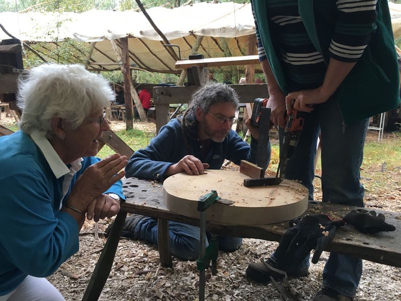 Windsor chair making at Greenwood Days