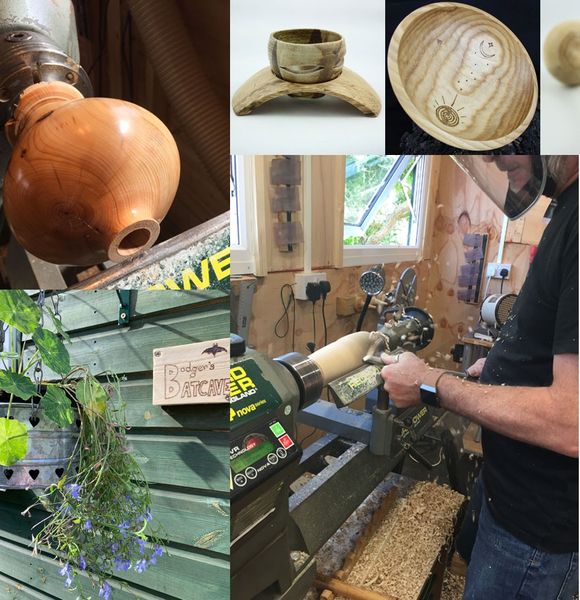 Join us for a woodturning workshop in our studio set in pretty gardens on the Norfolk/Cambs border!