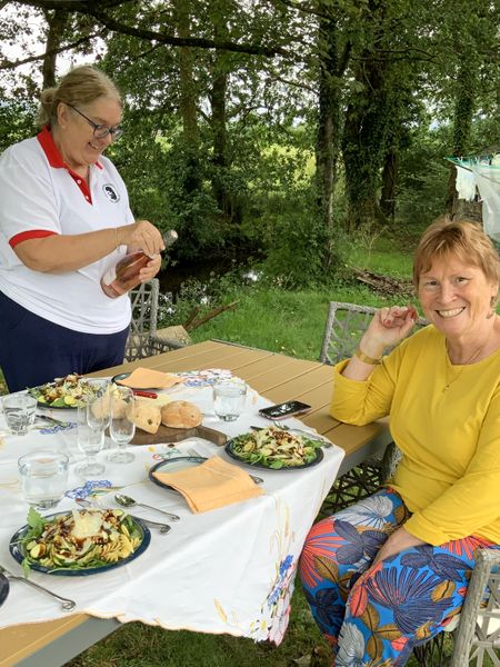 Lunch-time by the river