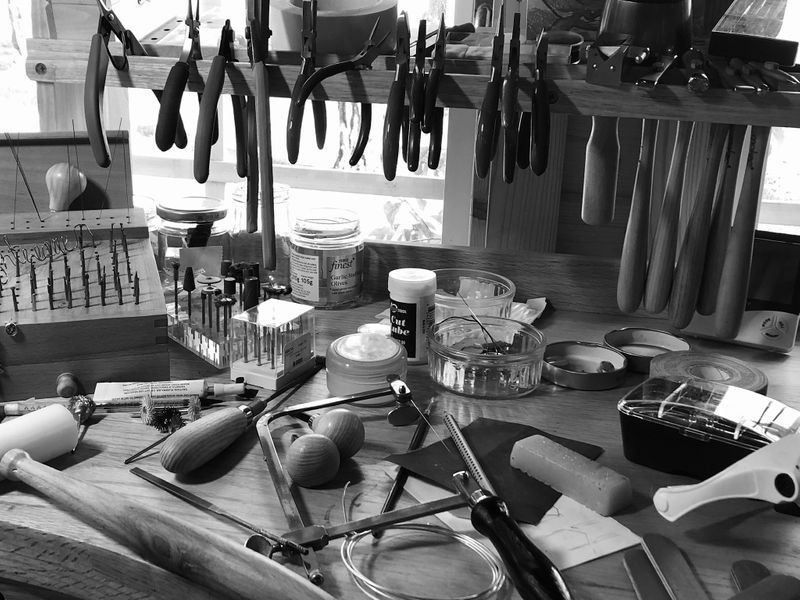 Jewellery making tools at Lightwave Jewellery Studio