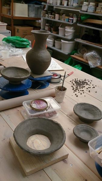 Coil pots in progress