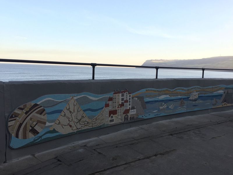 Robin Hood's Bay 50 mtr Sea Wall mosaic commission