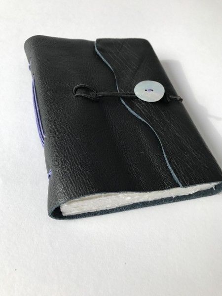Up-cycled Leather Journal with cartridge paper