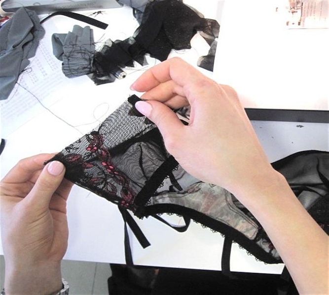 Lingerie sewing