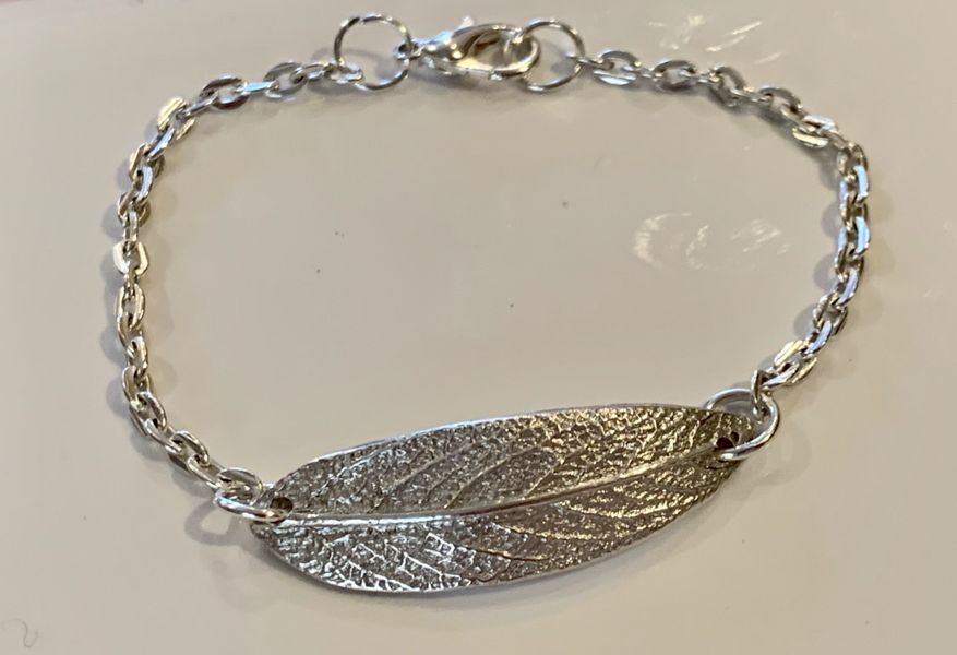 Leaf bracelet made by Lisa