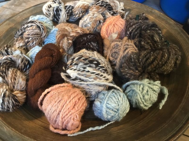 Hand spun Alpaca Yarn