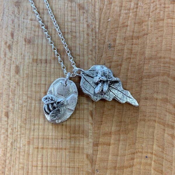 Student work from our Beginners Silver Art Clay class