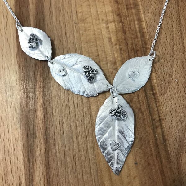 Student work from our Beginners Silver Art Clay with Hampshire School of Jewellery