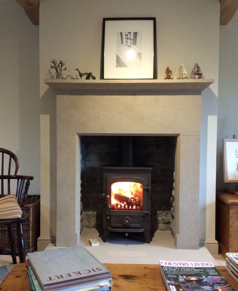 On a cold day a warm hearth awaits you.
