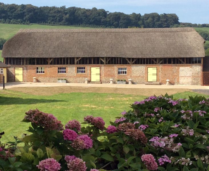 The beautiful venue for Art in The Barn.