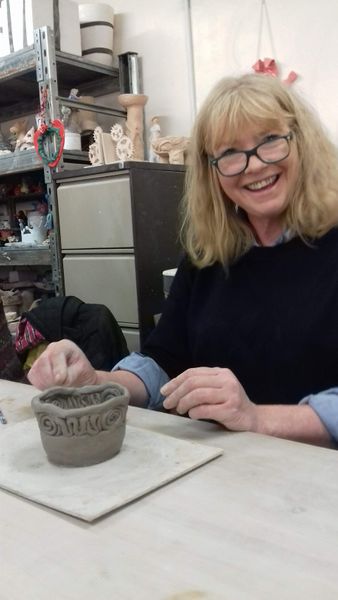 Coiling in clay