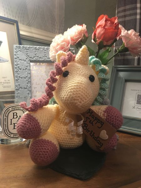 Crochet unicorn