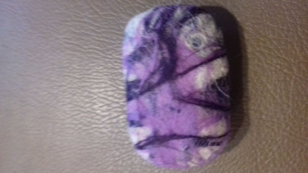 Felted soap