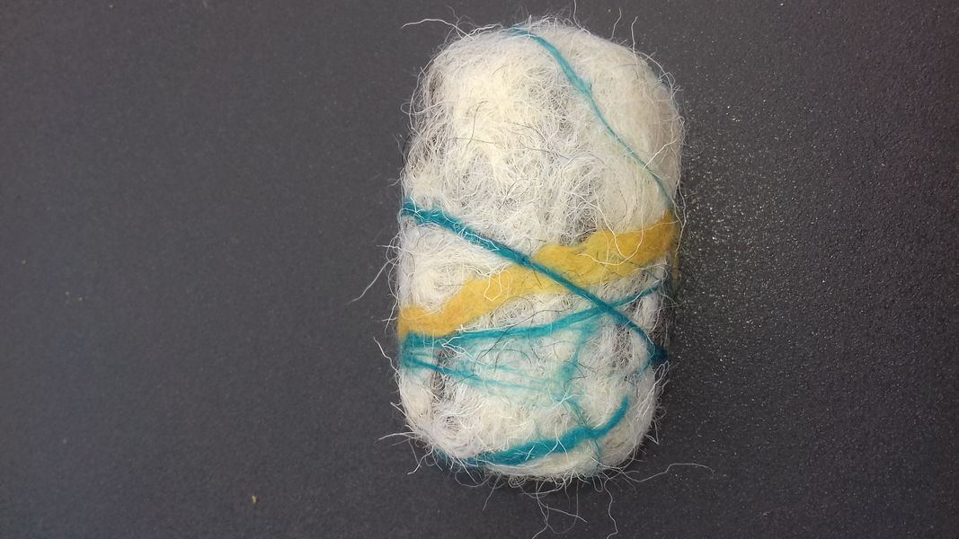 Felted soap