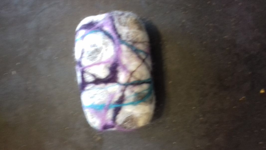 Felted soap