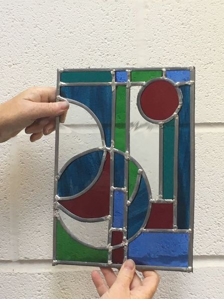 circle glass panel