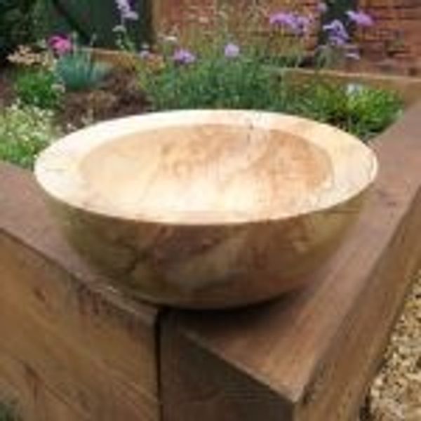 Spalted sycamore bowl