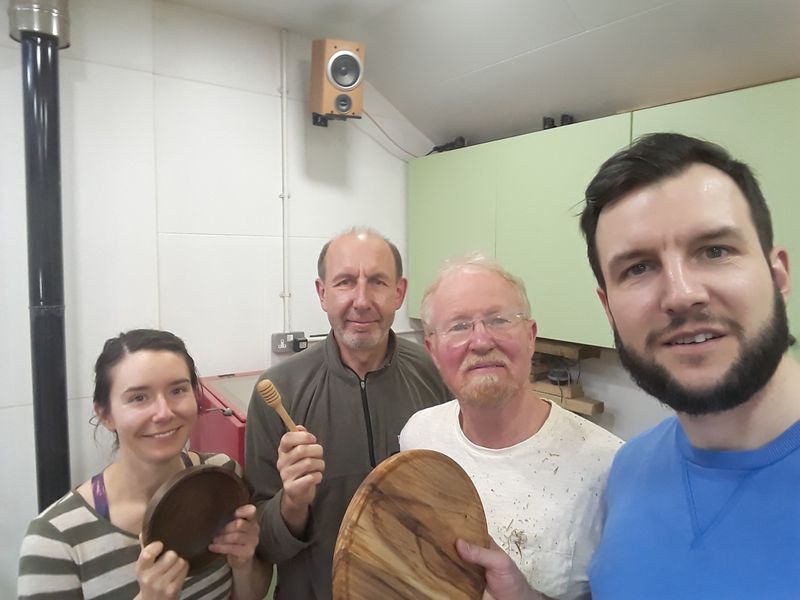 Family woodturning