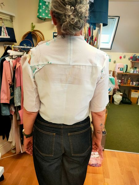 Fitting a top toile in Stitch General Sewing and Clothes Making Classes in Hove 
